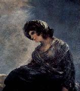 Francisco de Goya Milchmadchen von Bordeaux oil painting